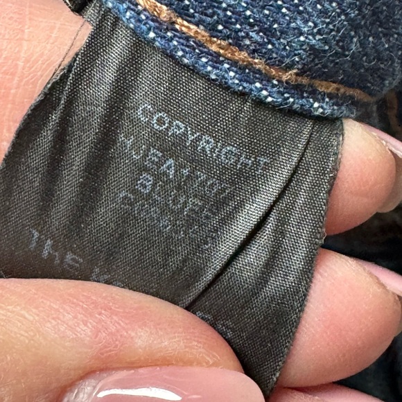 The Kooples Men’s Slim Fit Jeans - Size 31 - Medium Blue Distressed Button Fly - Picture 8 of 10